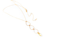 Load image into Gallery viewer, Yellow Quartz Drop Gold Necklace