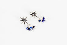 Load image into Gallery viewer, Lapis Lazuli Starburst Post Earrings