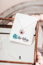 Load image into Gallery viewer, Dark Red Crystal Necklace