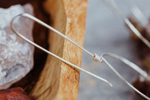 Load image into Gallery viewer, Raw Tourmaline Gemstone Sterling Silver Earrings