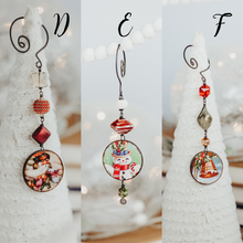 Load image into Gallery viewer, Girl with Candy Cane Holiday Ornament