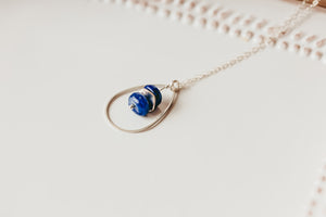 Blue Kyanite Teardrop Necklace