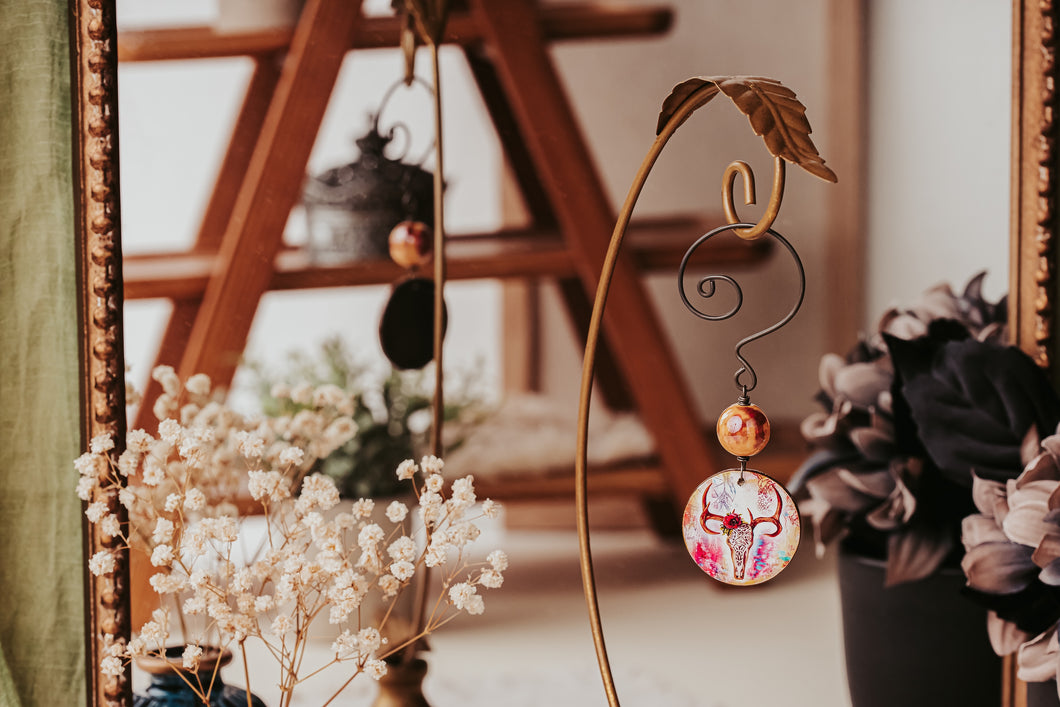 Deer Skull Ornament