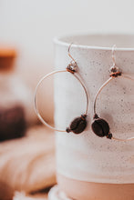 Load image into Gallery viewer, Coffee Bean Sterling Silver Hoop Earrings | As Seen On High School Musical: The Musical: The Series
