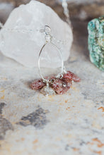 Load image into Gallery viewer, Natural Strawberry Quartz Sterling Silver Pendant Necklace