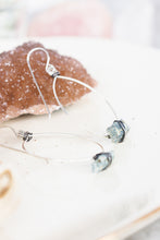 Load image into Gallery viewer, Raw Kyanite Sterling Silver Statement Earrings