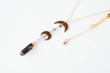 Load image into Gallery viewer, Witch&#39;s Moon Amethyst 14k Gold Filled Necklace