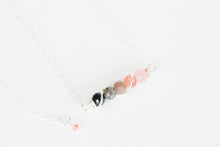 Load image into Gallery viewer, Natural Spinel Gemstone Bar Sterling Silver Necklace | As Seen On TV | Law &amp; Order SVU