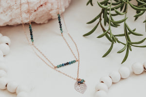 Paraiba Blue Two Necklace Set | As Seen On The Young & The Restless