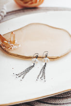 Load image into Gallery viewer, Crystal Lantern Oxidized Sterling Silver Earrings