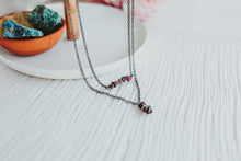 Load image into Gallery viewer, As Seen On Stitchers Gemstone TWO Necklace Set